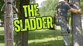 The Sladder Climbing Ladder System - Rappelling Down With Madrock Safeguard