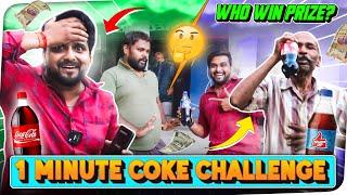 One Minute Coke Challenge || Gone Wrong