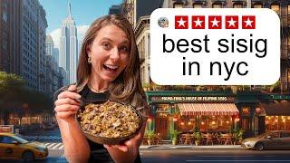 First Timers Try the BEST Filipino Sisig in New York City