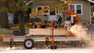 Milling Lumber With My Norwood Portable Saw Mill