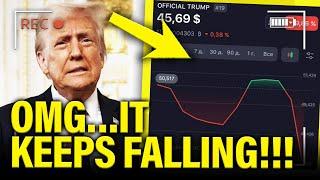 Trump Meme Coin CRASHES HARDER and DESTROYS LIVES