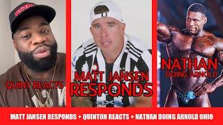 Matt Jansen Responds to Allegations + Quinton and Shaun React + Nathan Doing Arnold + Martin Prague