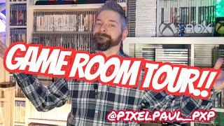 New Game Room Tour for 2025! - A Look Around My Budget-Friendly Gaming setup and Collection!