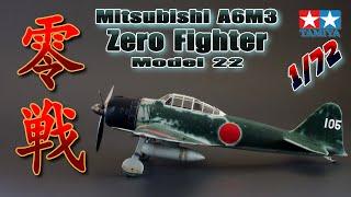 Tamiya 1/72 Mitsubishi A6M3 Zero Fighter Model 22