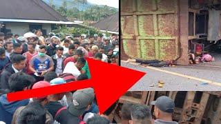 Truk rem blong di guguak kabupaten solok dan korban masih Terjepit