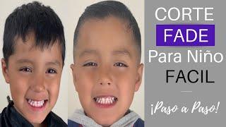 Corte Moderno para Niño [FADE] / Paso a Paso