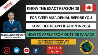 HOW TO APPLY FOR A GCMS NOTE FROM OUTSIDE CANADA. HOW TO KNOW THE EXACT REASON FOR YOUR VISA DENIAL