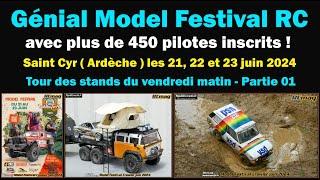 Model Festival Crawler RC à Saint Cyr juin 2024. Tour des stands du vendredi matin première partie