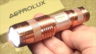 Astrolux K01 Copper, 1400LM Inexpensive Light For Flashlight Enthusiasts
