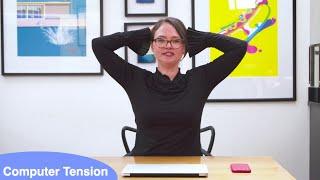 How to Release Computer Tension - Chest & Shoulder Stretch | Yoga in the Boardroom