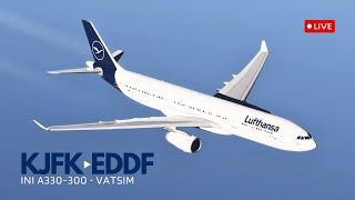 Lufthansa A330 Flight!  Win a Free Copy of MSFS 2024! KJFK to EDDF