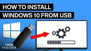 How To Install Windows 10 From USB (2022)