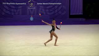 DJURAEVA Lola (UZB) - 2023 Rhythmic Junior Worlds Qualifications CL Individual