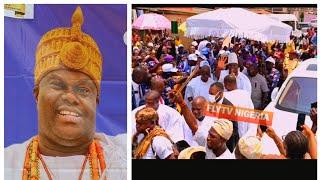 OONI OF IFE ENITAN OGUNWUSI OJAJA II COMMISSIONING OF IFOSHI ROAD EJIGBO LOCDA WITH HON MOSURUDEEN