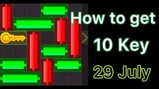 Key 10! How to Solve Mini Game PUZZLE in Hamster Kombat 29 July (100% SOLVED!)