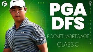 DRAFTKINGS PGA DFS FIRST LOOK THIS WEEK (Rocket Mortgage Classic)