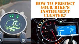 Laminate Your Bike Instrument Cluster to protect against Scratches #ppf #jawa #h2r #royalenfield