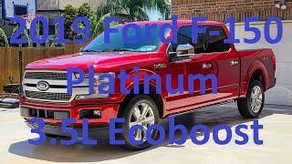 New Ford F150 Platinum and one year follow up