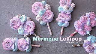 How to make Lollipop Meringue Cookie - Maison Olivia