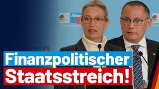 Presseerklärung der AfD-Fraktionsvorsitzenden Alice Weidel und Tino Chrupalla