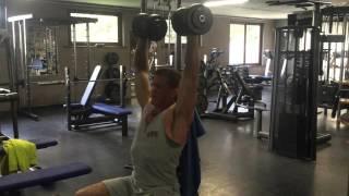 Shoulder dumbbell press by Peter Power
