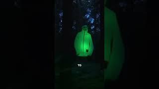 A jacket that glows in the dark #tiktok #interesting #world #trending  #technology #news #shorts