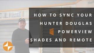 How to Program Your Hunter Douglas Powerview Shades to Your Remote