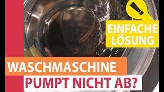 Waschmaschine pumpt nicht ab - Flusensieb ist sauber - hier liegt der Fehler