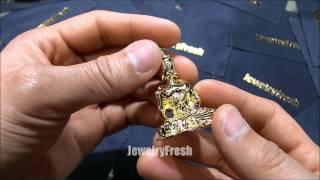 Gold 3D Thai Buddha Custom 3D Pendant by Jewelry Fresh