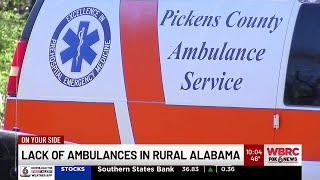 Lack of ambulances in rural Alabama