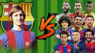 1974 Cruyff vs Legends(Messi-Ronaldo-Maradona-Benzema-Neymar-Mbappe)