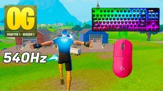 SteelSeries Apex Pro TKL ASMR  Fortnite OG Solo Gameplay  Satisfying Keyboard Fortnite 360 FPS 4K