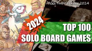 2024 Best Solo Board games Review (BGG's People's choice 2024)