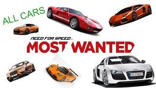 Need for Speed Most Wanted 2012 All Cars Including DLC Cars