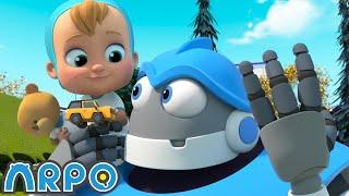 ARPO and Baby Daniel Have a Scavenger Hunt! | 1 HOUR OF ARPO! | Funny Robot Cartoons for Kids!