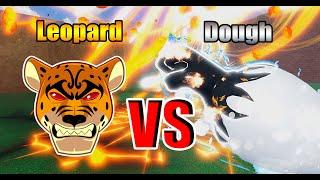 LEOPARD VS DOUGH | Blox Fruits