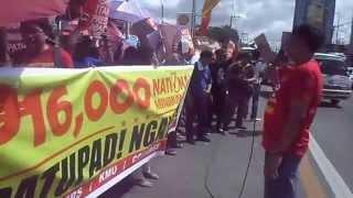 Speech of KMU Chair Elmer Ka Bong Labog  at the launching of the P16,000 National Wage fight