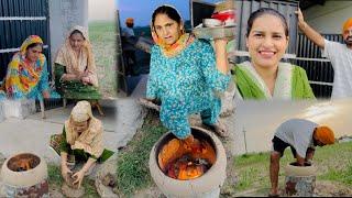 AJJ ASI BNAYIAN TANDOOR WALIYA ROTIYA || HASNA TA THNANU ETHY AOUGA  @gillramankaur001