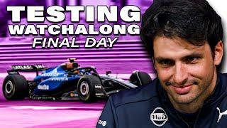 F1 2025 Testing LIVE Watchalong | FINAL DAY