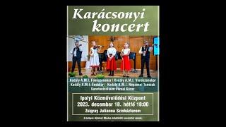 Karácsonyi koncert 2023.12.18.