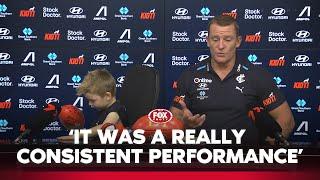 'McKay has been through a journey' - Voss discusses big win | Blues Press Conference | Fox Footy