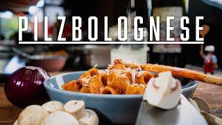 Vegetarische Pilzbolognese – Kochen im Tal