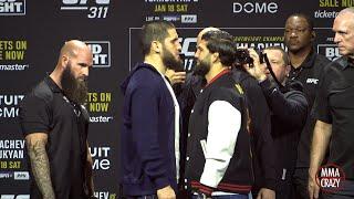 Islam Makhachev vs. Arman Tsarukyan 2 FACE OFF for UFC 311