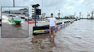 Hurricane Debby Flooded Our Racetrack Badly, Track Entrance Destroyed