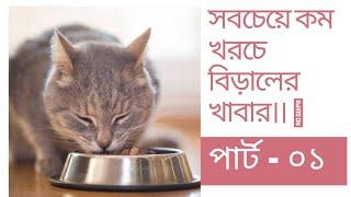 সবচেয়ে কম খরচে বিড়ালের মজাদার খাবার/easy cat food making #catfood #easycatfood #dailycatfoodmaking