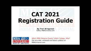 CAT 2022 Registration Guide