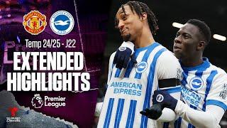 Manchester United vs. Brighton | Highlights Premier League | Jornada 22 | Telemundo Deportes