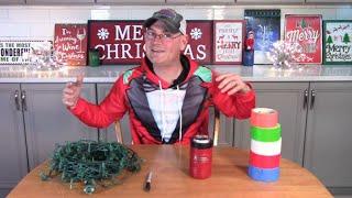 How To Hang Christmas Lights Outside | The Best Time-Saving Trick Ever!!!