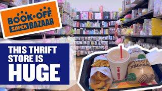 Summer in Tokyo ️ Book-Off Super Bazaar in Tokyo + thrift store + Burger King review