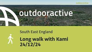 Flyover video: Long walk with Kami  24/12/24